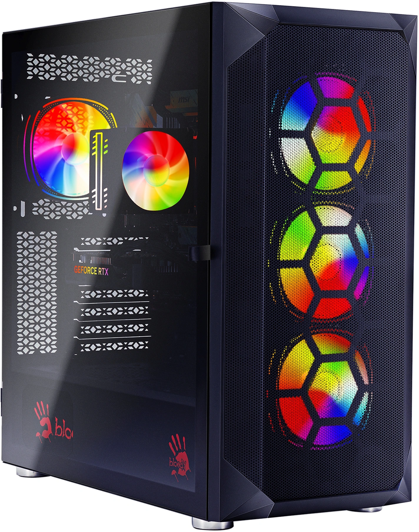 ПК Bloody BD-PC CB76C2 MT i5 13400F (2.5) 32Gb SSD1Tb RTX4060 8Gb Windows 11 Home 64 GbitEth 650W черный (RUS) (2085996)