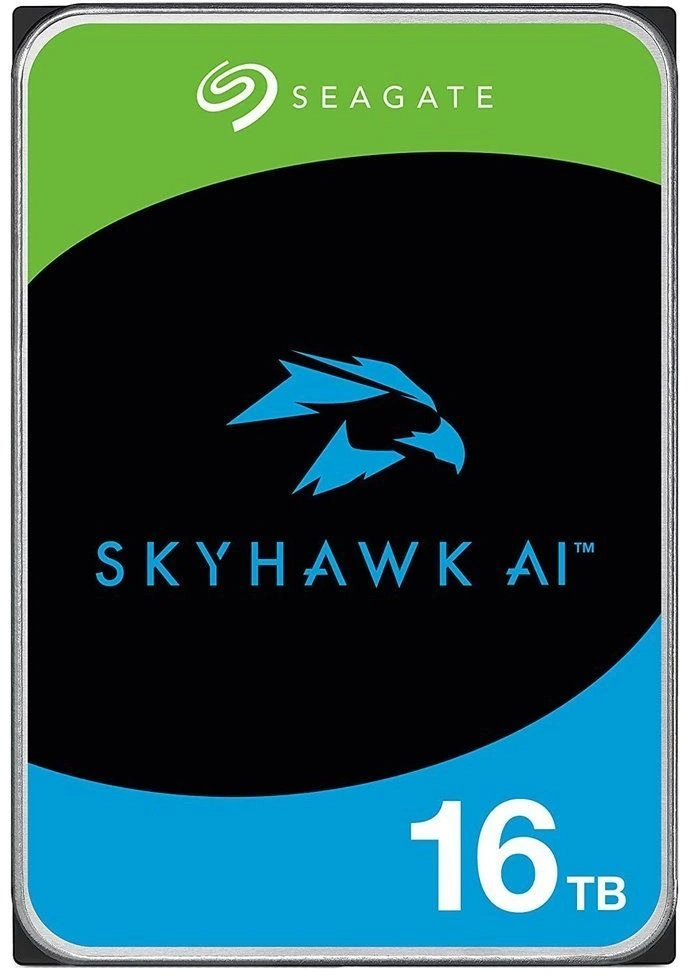 Жесткий диск Seagate SATA-III 16TB ST16000VE005 SkyHawkAI (7200rpm) 512Mb 3.5"
