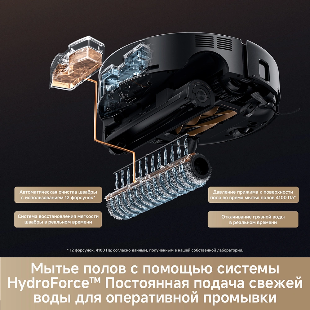 Пылесос-робот Trouver Z60 Ultra Roller 75Вт черный