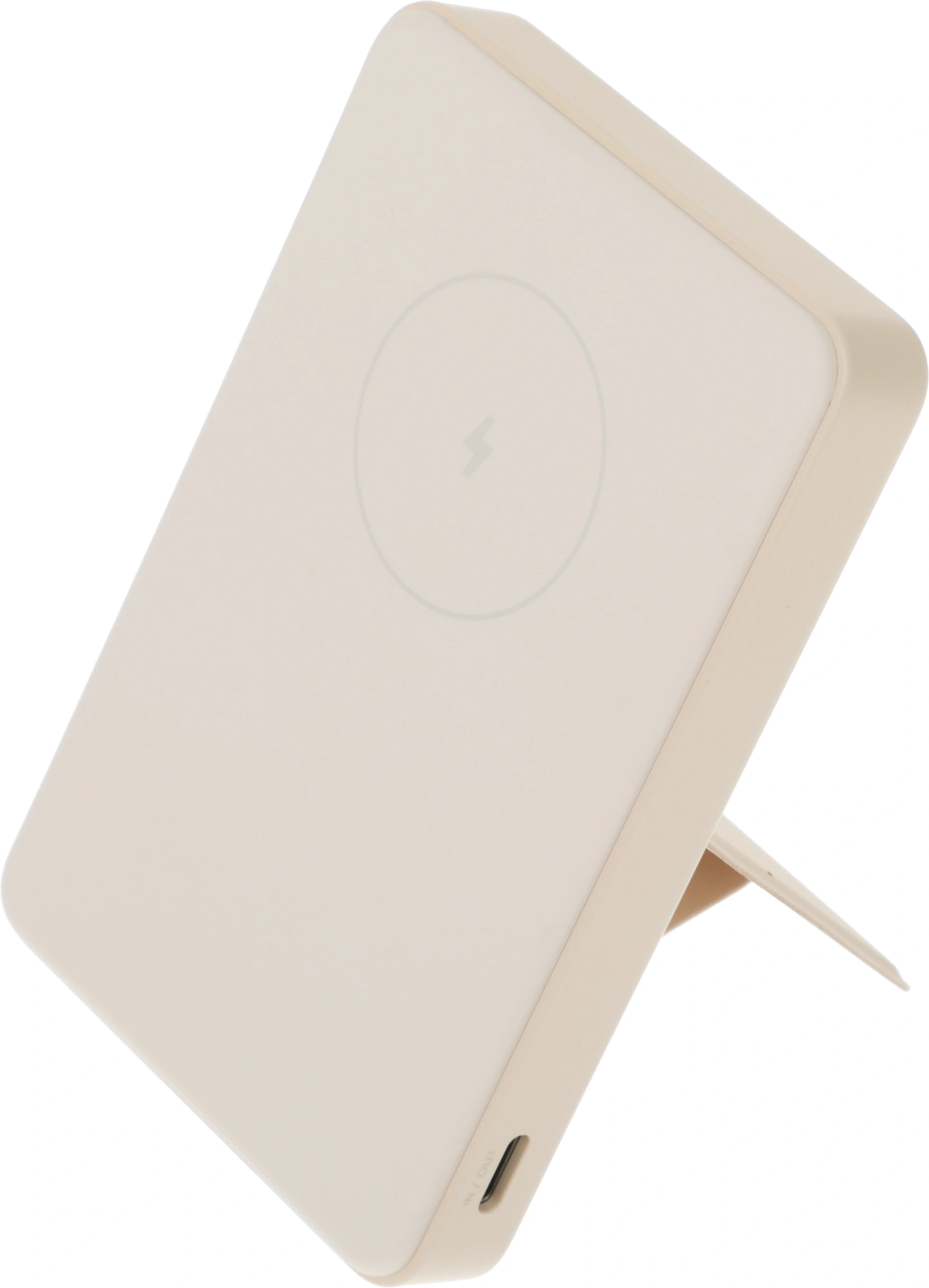 Мобильный аккумулятор Xiaomi BHR9074GL 6000mAh Qi 15W 2.4A USB-C беспров.зар. бежевый
