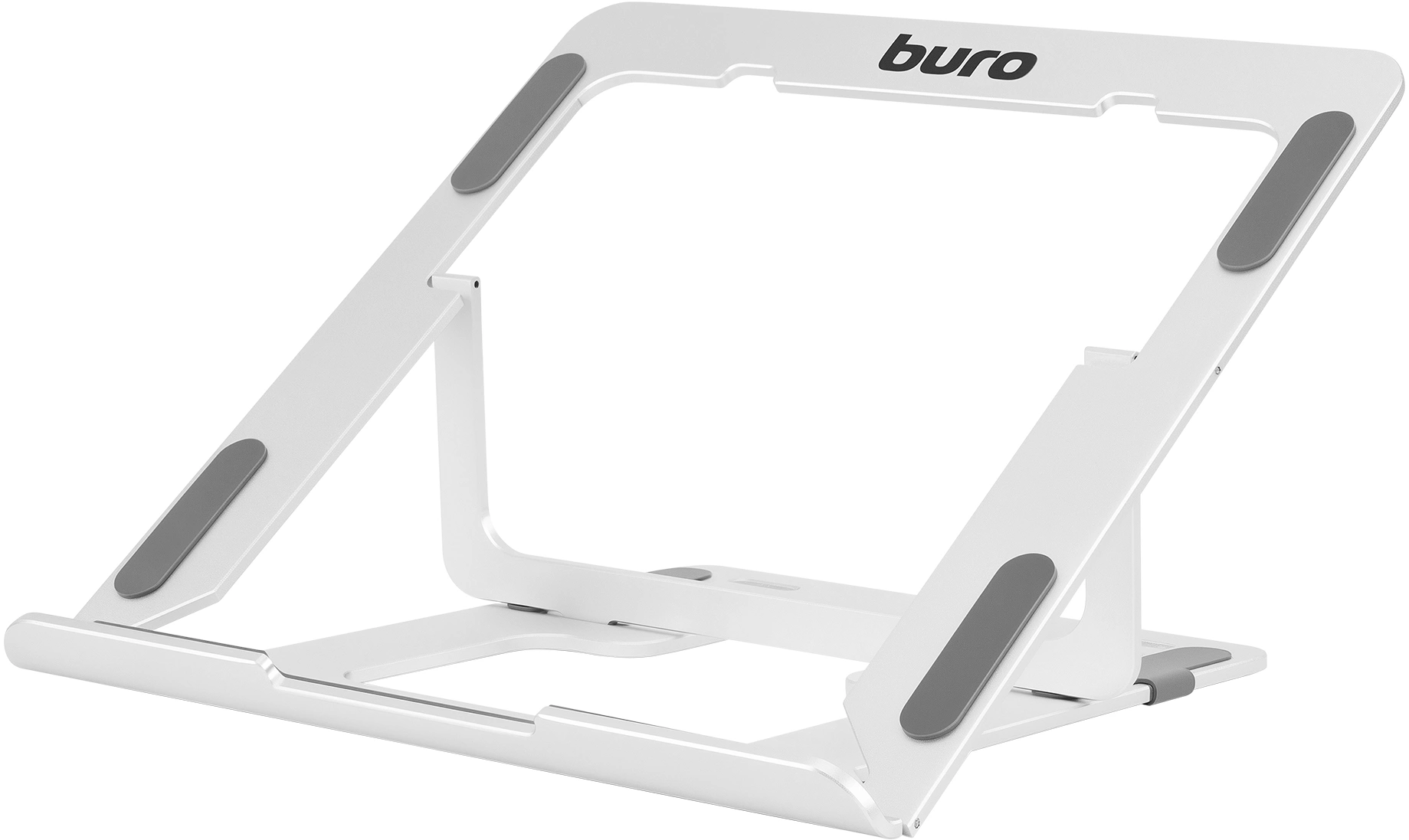 Подставка для ноутбука Buro BU-LS120 238x17x215мм 450г алюминий серебристый