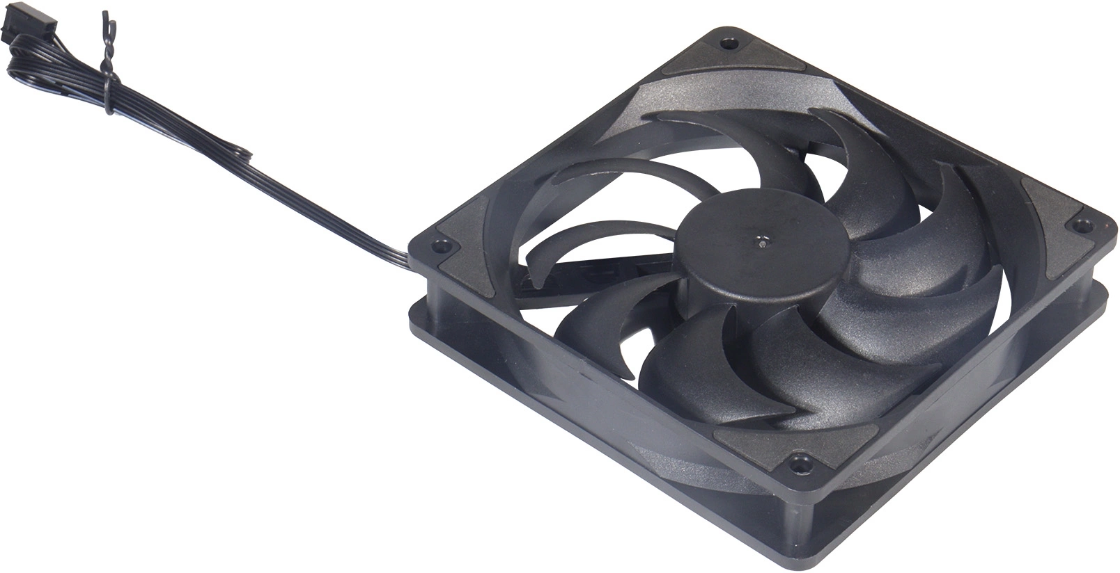Вентилятор для корпуса Digma DFAN140PWM-1BK 140х140x25 черный 4-pin 28дБ Ret
