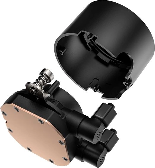 Система водяного охлаждения PcCooler DA360 BK ARGB Soc-AM5/AM4/1200/1700/1851 черный 4-pin 33.8dB Al 300W Ret (DA360-BKAWXX-GL)