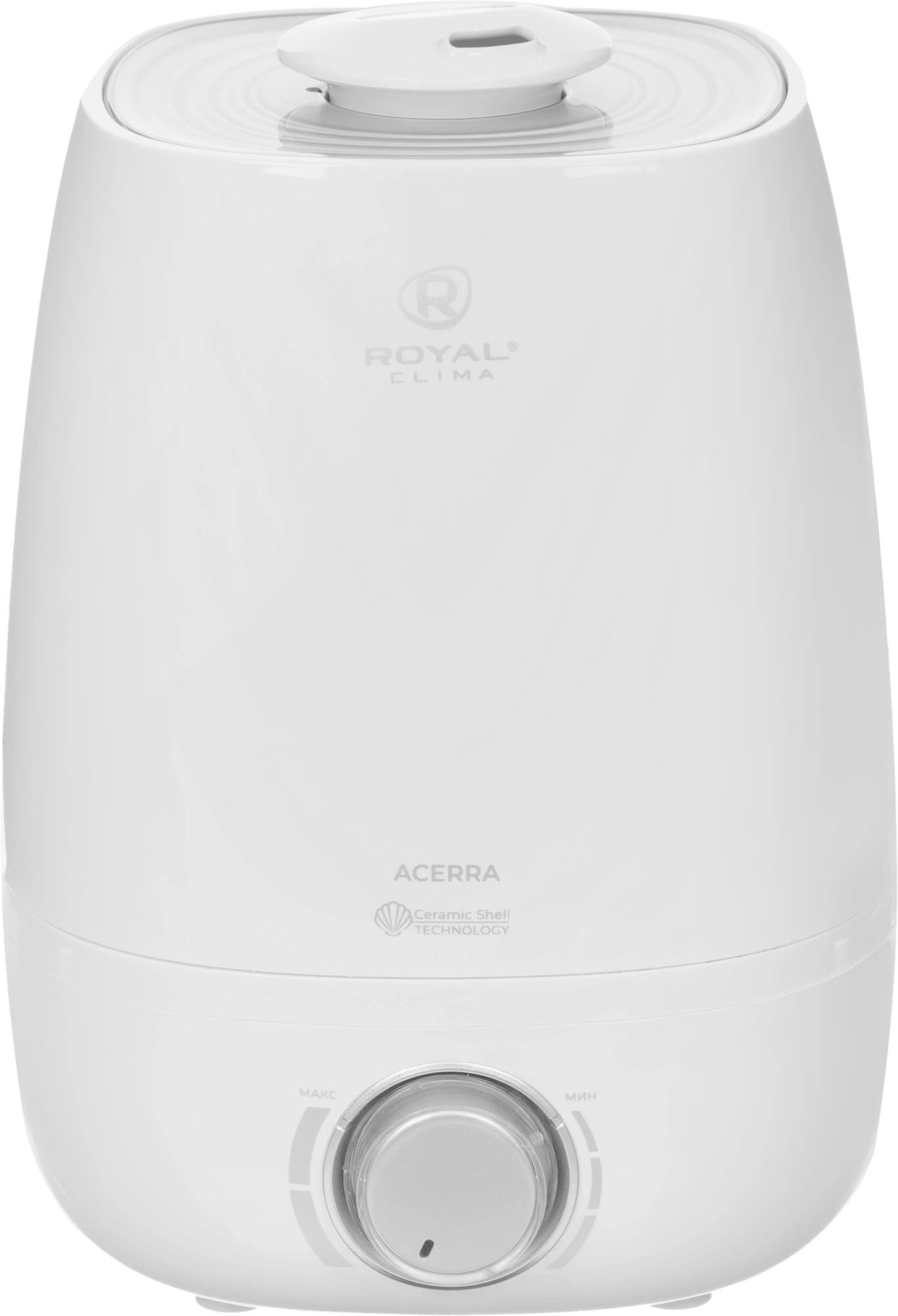 Увлажнитель воздуха Royal Clima RUH-AC300/4.0M-WT 25Вт (ультразвуковой) белый/серый