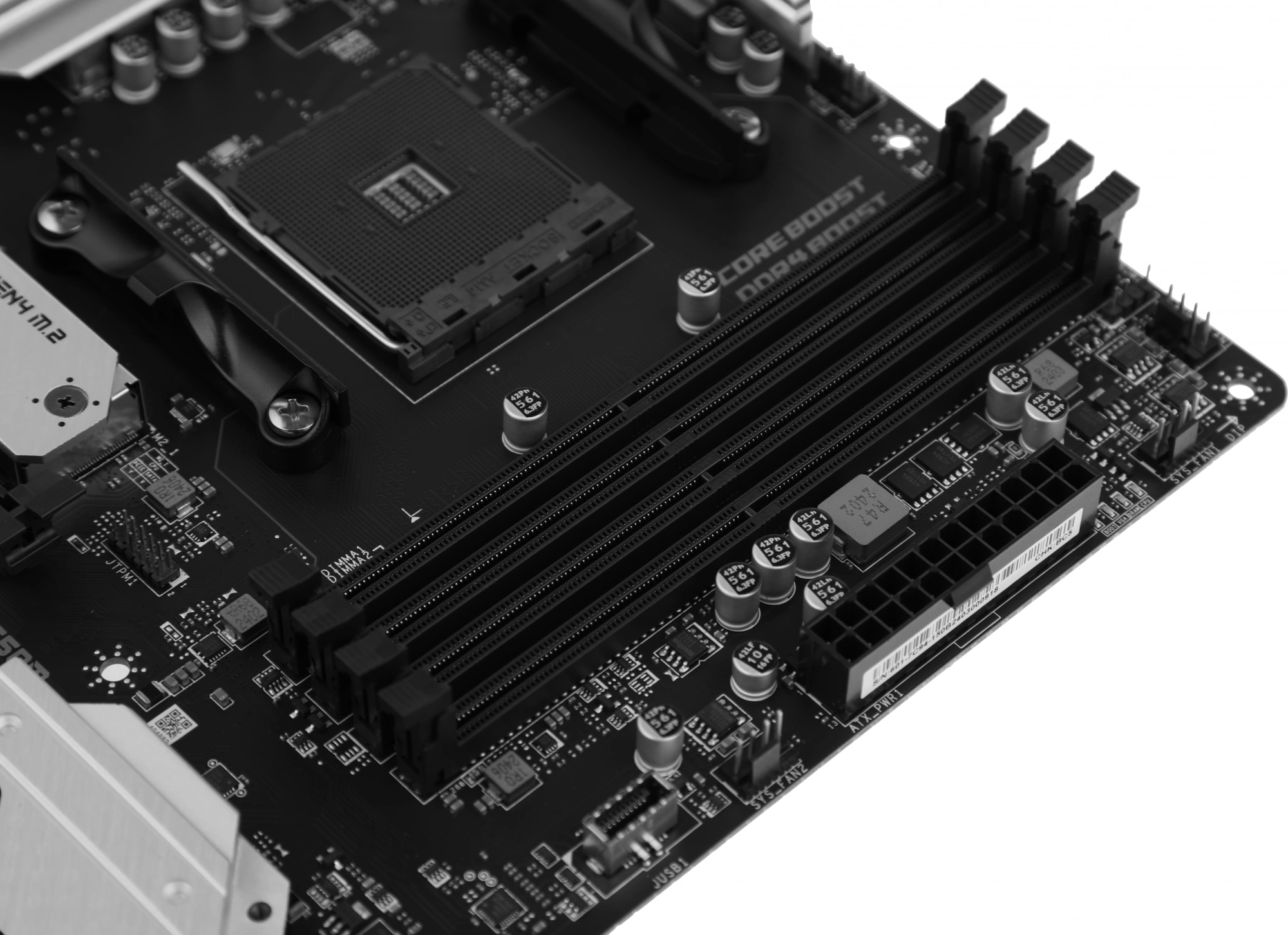 Материнская плата MSI MAG B550M MORTAR MAX WIFI Soc-AM4 AMD B550 4xDDR4 mATX AC`97 8ch(7.1) 2.5Gg RAID+HDMI+DP
