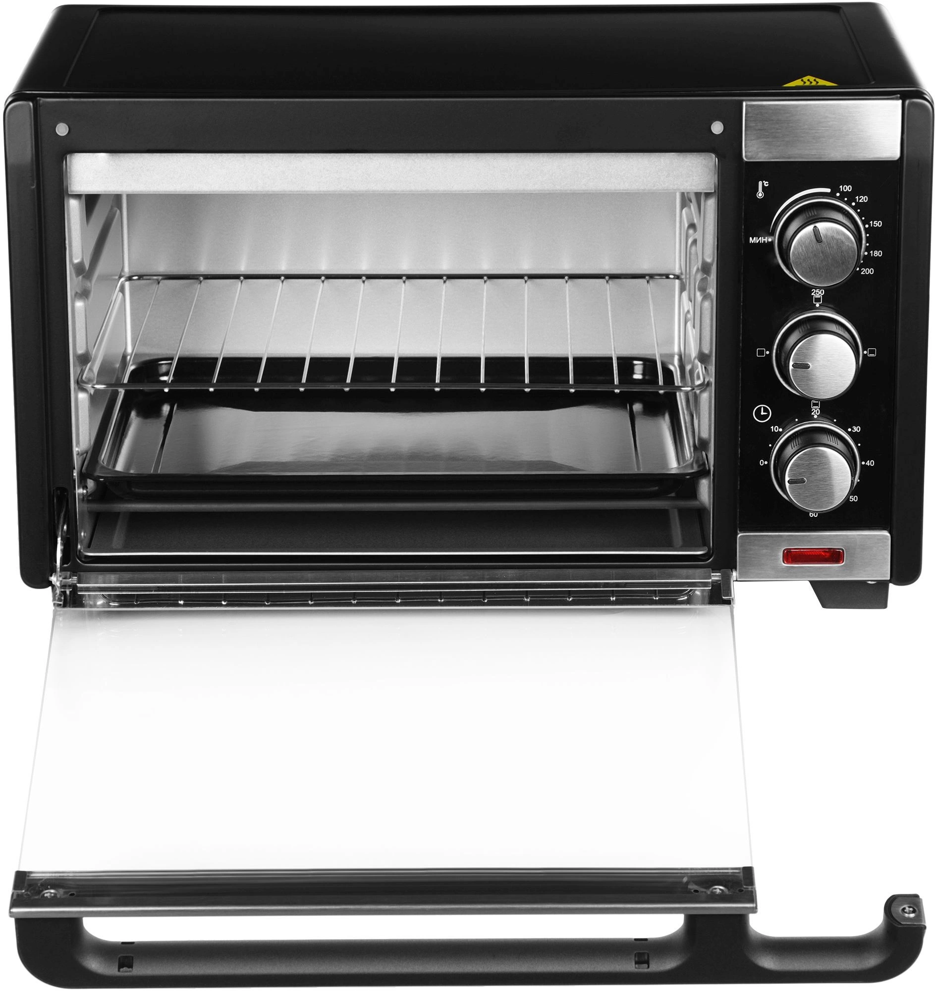 Мини-печь Hyundai MIO-HY091 20л. 1380Вт черный