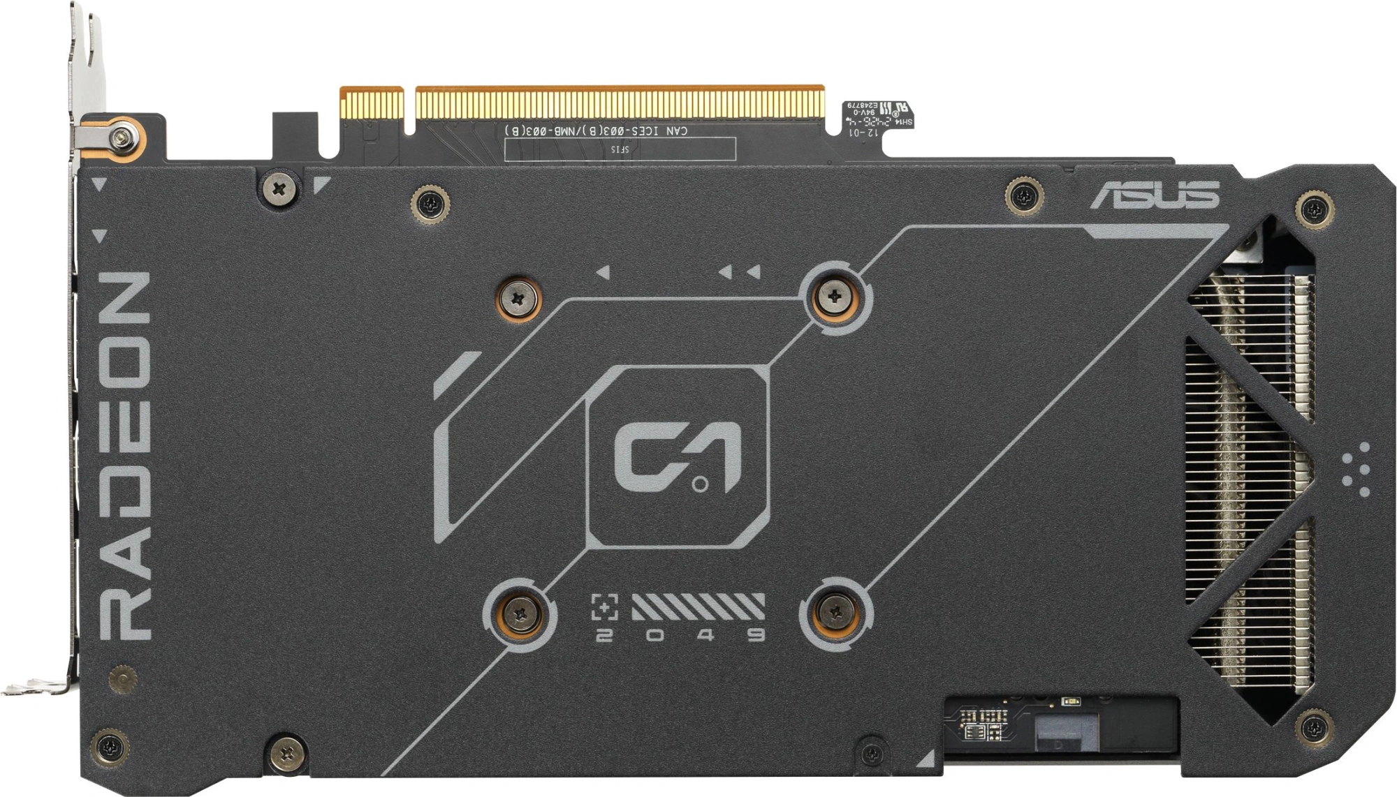 Видеокарта Asus PCI-E 4.0 DUAL-RX7600-O8G-EVO AMD Radeon RX 7600 8Gb 128bit GDDR6 2280/18000 HDMIx1 DPx3 HDCP Ret