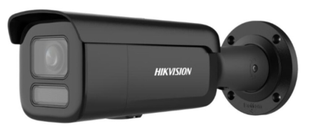 DS-2CD2647G2HT-LIZS(2.8-12mm)(BLACK) - 4Мп уличная цилиндрическая IP-камера c Smart гибридной EXIR/LED подсветкой до 60м и технологией AcuSense