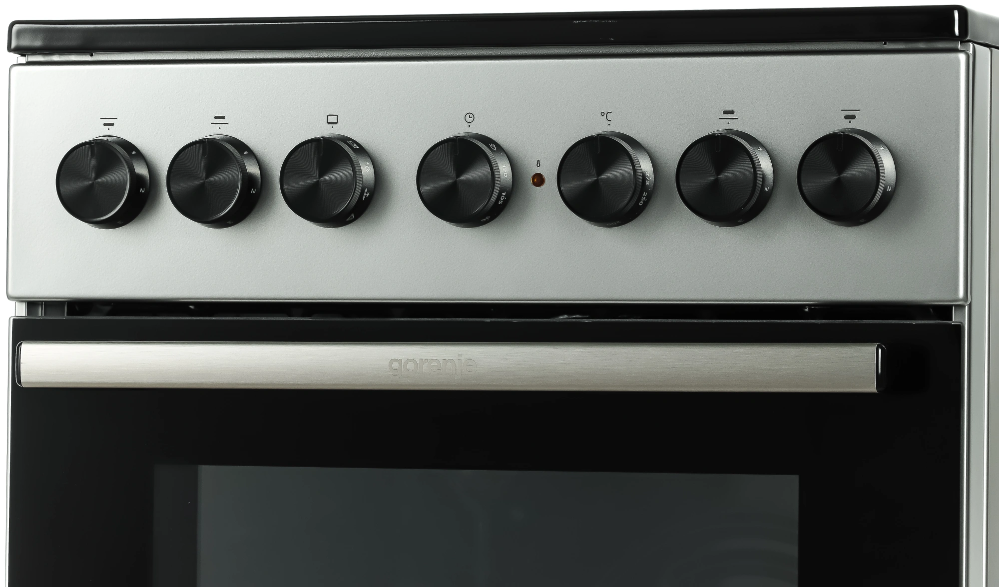 Плита Электрическая Gorenje GEC5B41SG серый стеклокерамика (без крышки)
