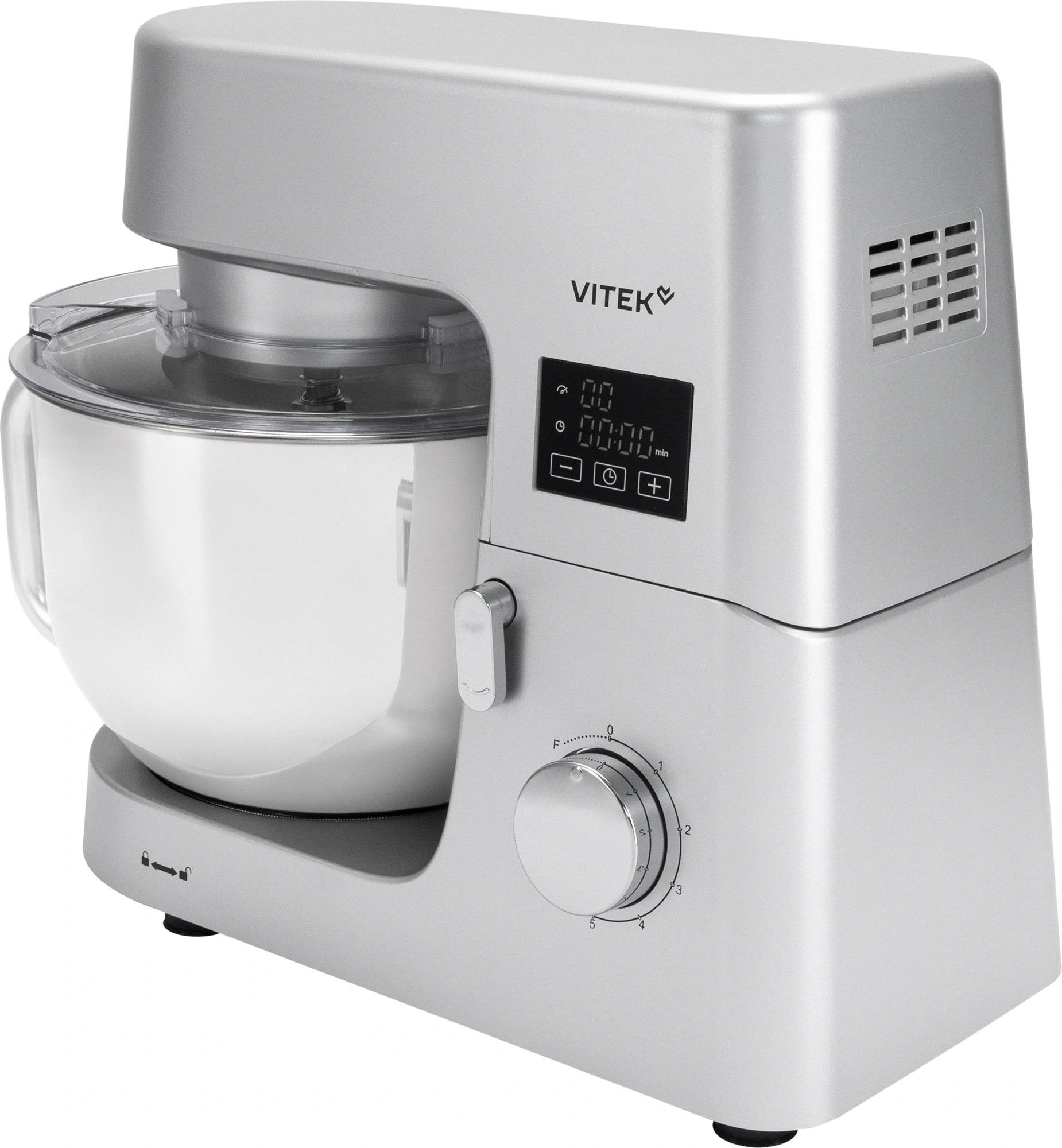 Миксер планетарный Vitek VT-PM0550 2000Вт серебристый