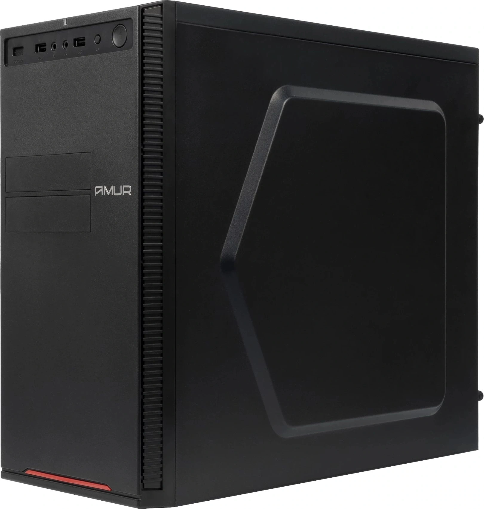 ПК Amur Нарвал A5А12 MT Ryzen 5 PRO 4650G (3.7) 8Gb SSD256Gb Vega 7 FreeDOS GbitEth 400W мышь клавиатура черный (RUS) (2116842)