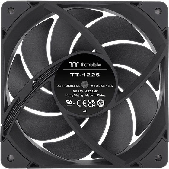 Вентилятор Thermaltake TOUGHFAN 12 Pro 120x120x25mm черный 4-pin 22.6dB Ret (CL-F159-PL12BL-A)