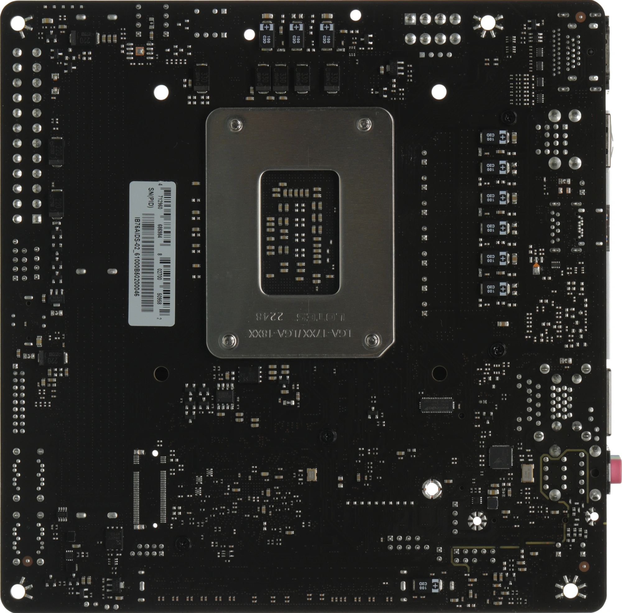 Материнская плата Biostar B760NH-E Soc-1700 Intel B760 2xDDR5 mini-ITX AC`97 8ch(7.1) 2.5Gg RAID+HDMI+DP