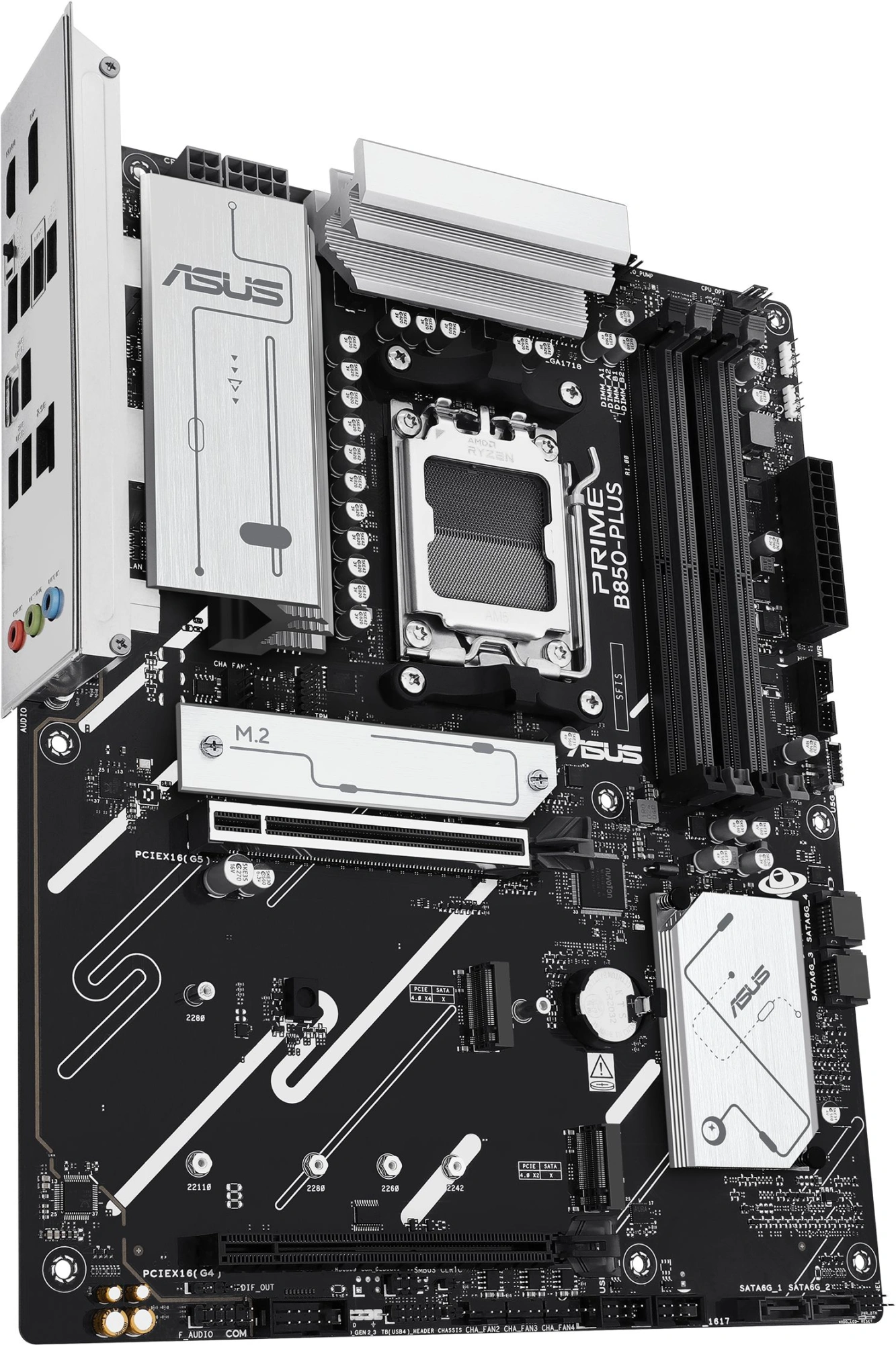 Материнская плата Asus PRIME B850-PLUS-CSM Socket AM5 AMD B850 4xDDR5 ATX AC`97 8ch(7.1) 2.5Gg RAID+HDMI+DP