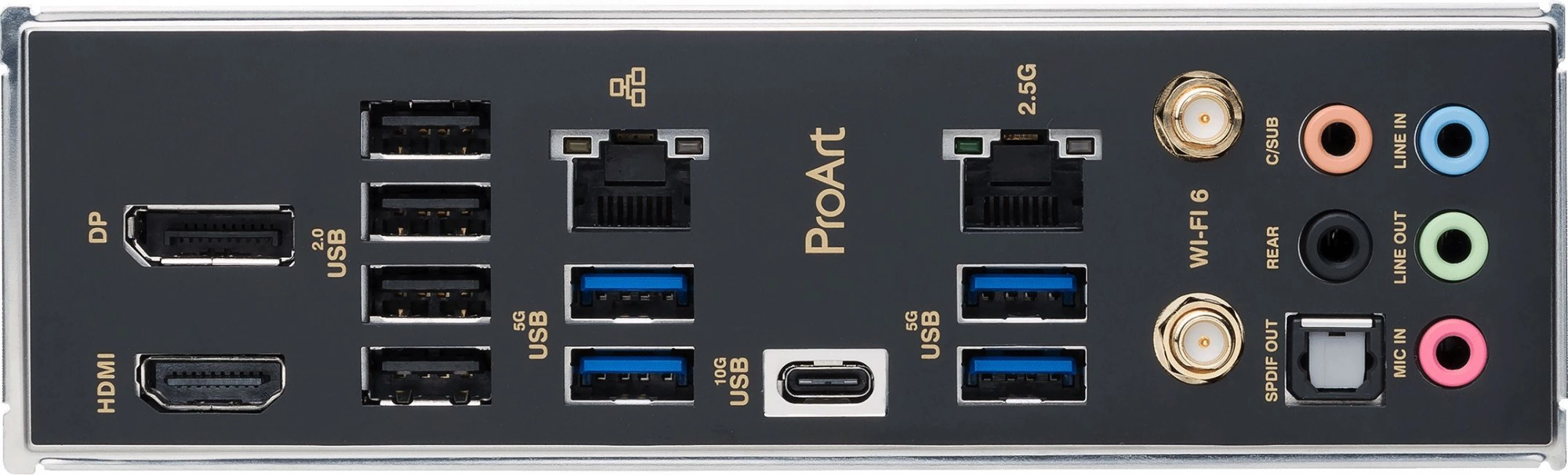 Материнская плата Asus PROART B760-CREATOR WIFI Soc-1700 Intel B760 4xDDR5 ATX AC`97 8ch(7.1) 1 x 2.5Gigabit + Gigabit Ethernet RAID+HDMI+DP