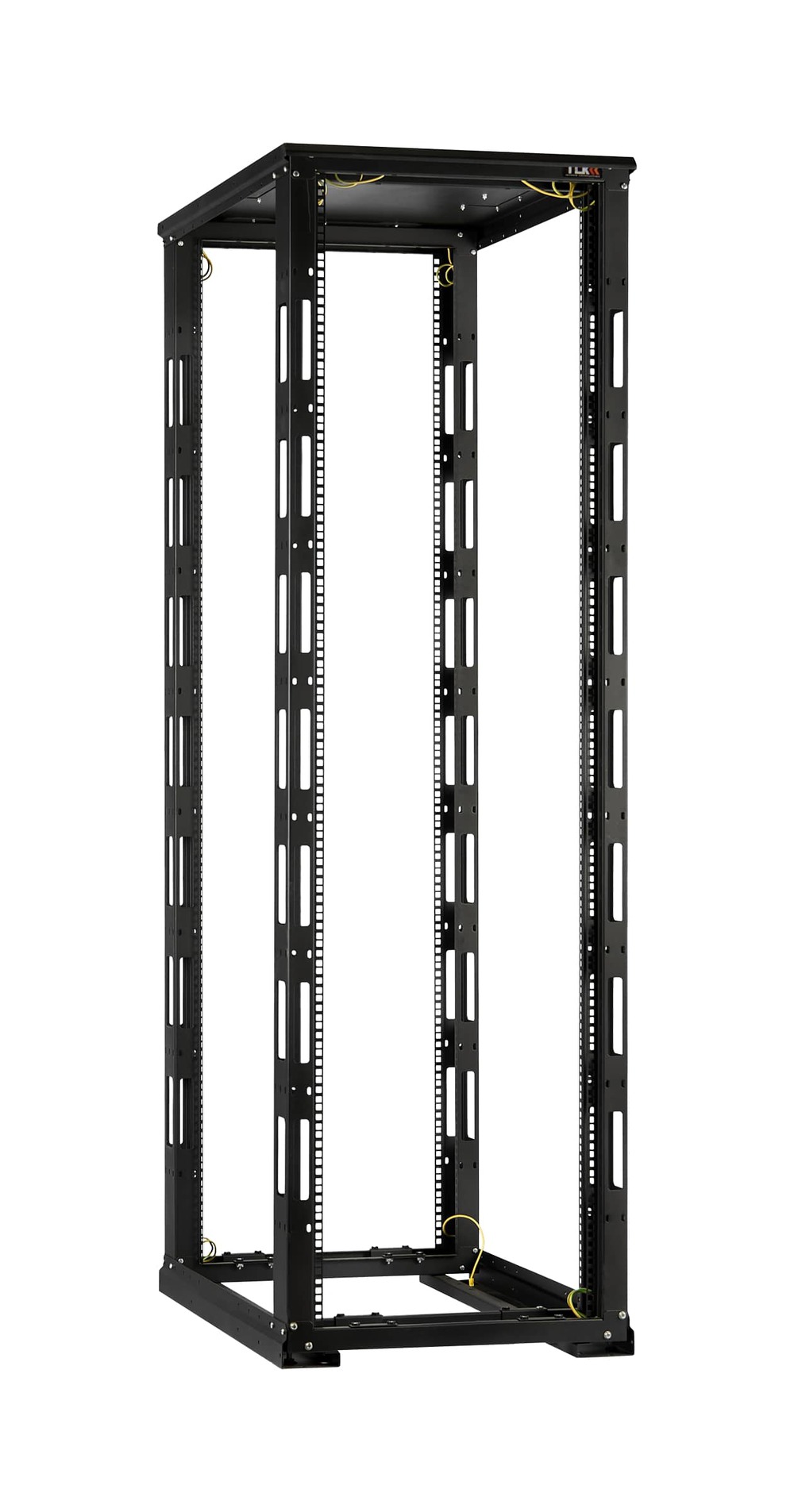 TRD-336080-R-BK - Монтажная стойка NIKOMAX двухрамная с разборной рамой 19", 33U, Ш600xВ1595xГ800мм, с крышей, в разобранном виде, черный