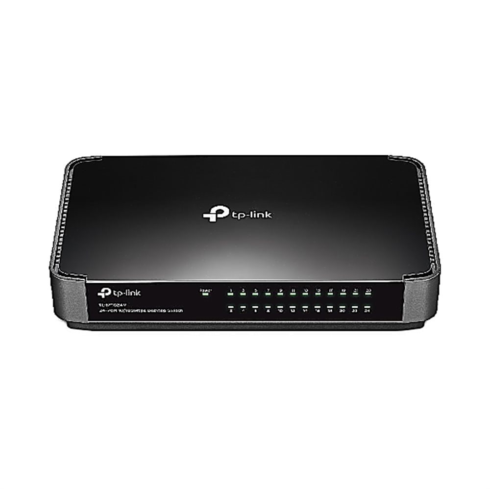 TL-SF1024M - Коммутатор TP-Link с 24 портами 10/100 Мбит/с, настольный