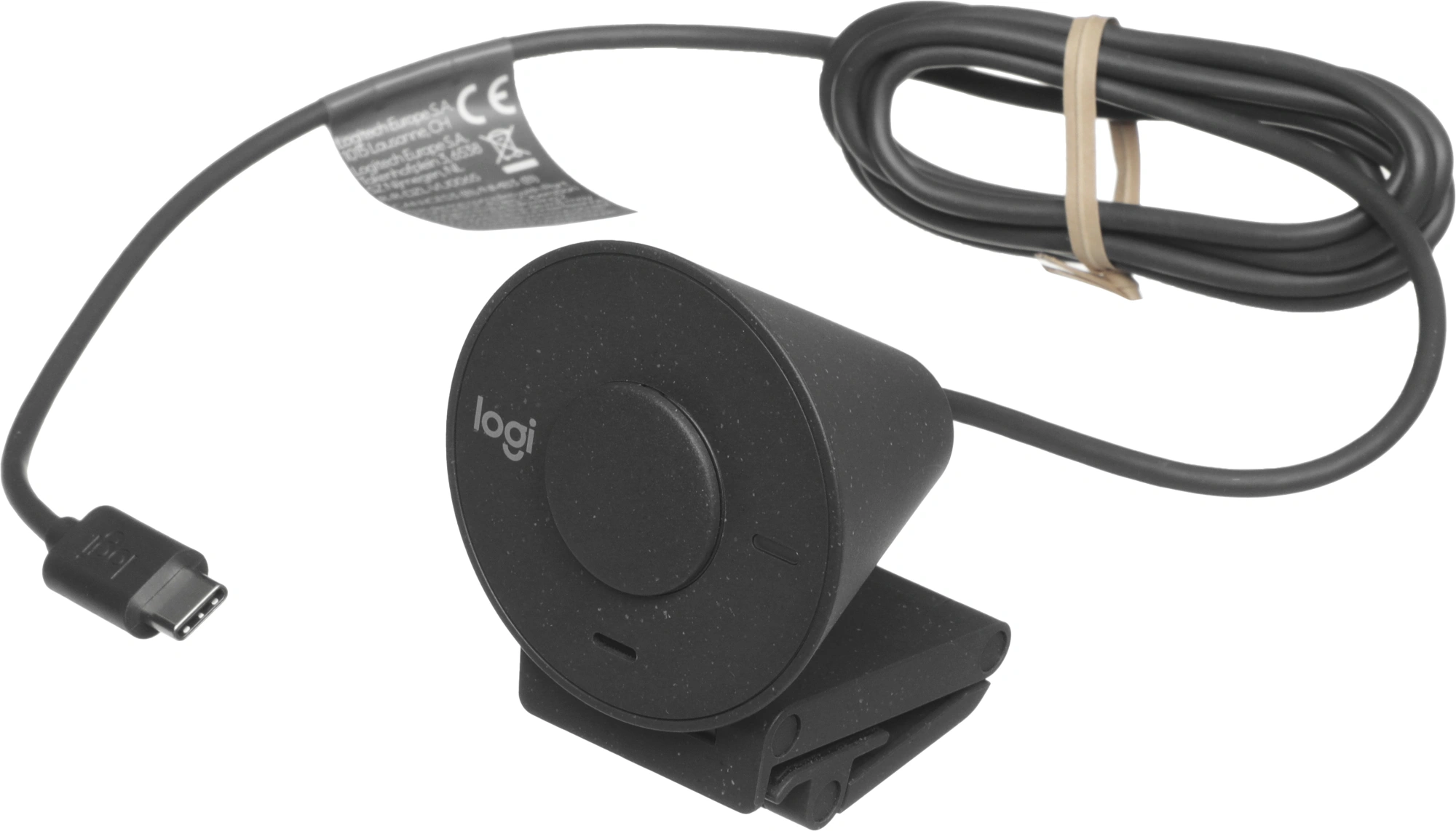 Камера Web Logitech HD Webcam Brio 300 графитовый 2Mpix (1920x1080) USB Type-C с микрофоном (960-001437)
