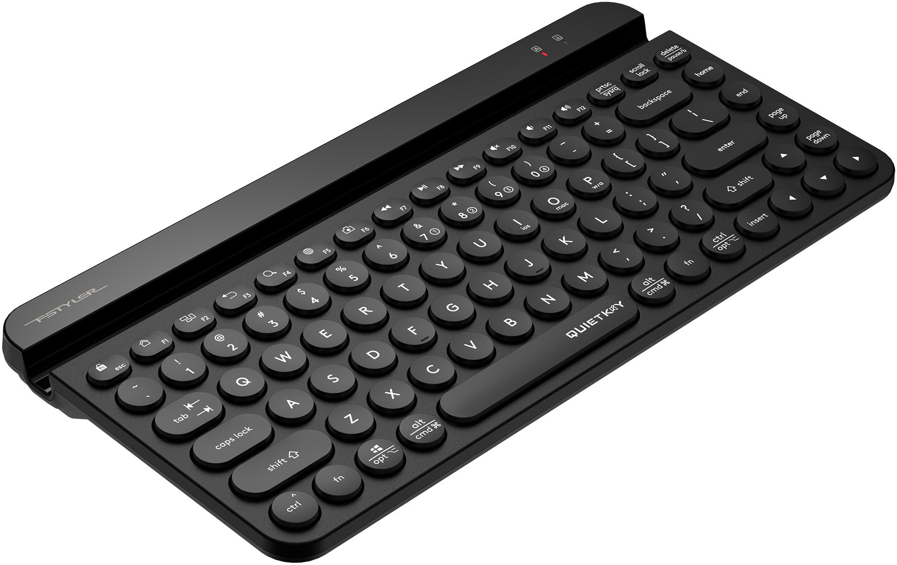 Клавиатура A4Tech FBK30 черный USB беспроводная BT/Radio slim Multimedia (FBK30 BLACK)