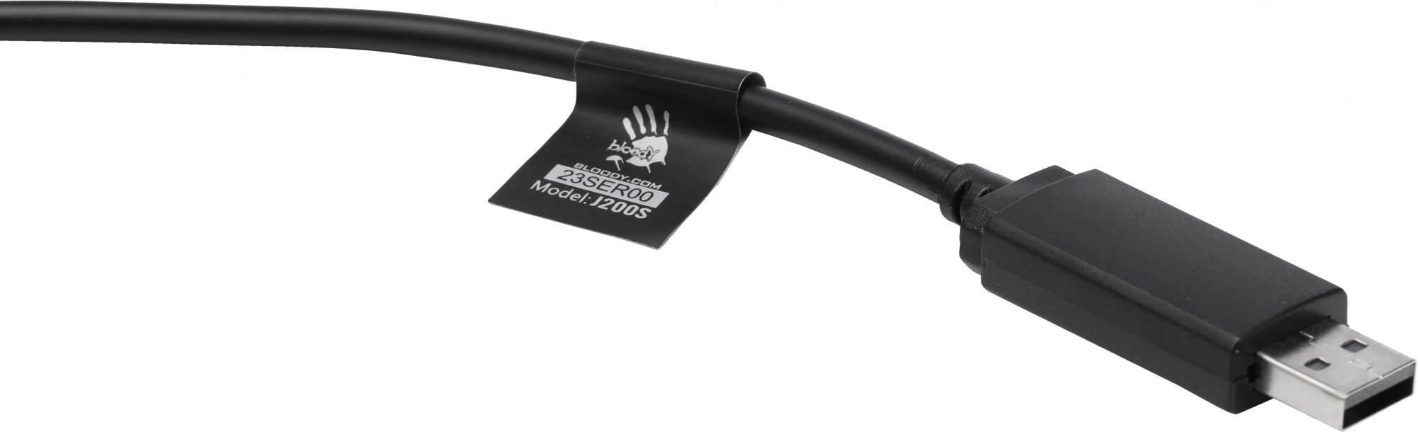 Наушники с микрофоном A4Tech Bloody J200S серый 2м мониторные USB оголовье (J200S)