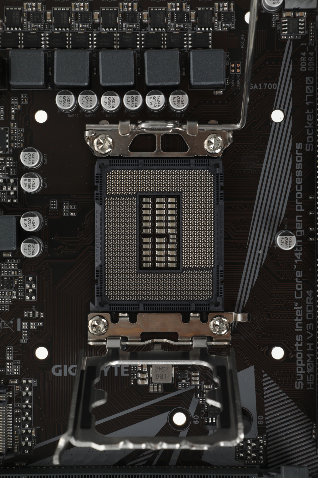 Материнская плата Gigabyte H610M H V3 DDR4 Soc-1700 Intel H610 2xDDR4 mATX AC`97 8ch(7.1) GbLAN+VGA+HDMI