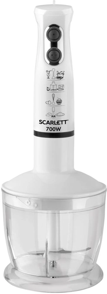 Блендер погружной Scarlett SC-HB42M33 700Вт белый