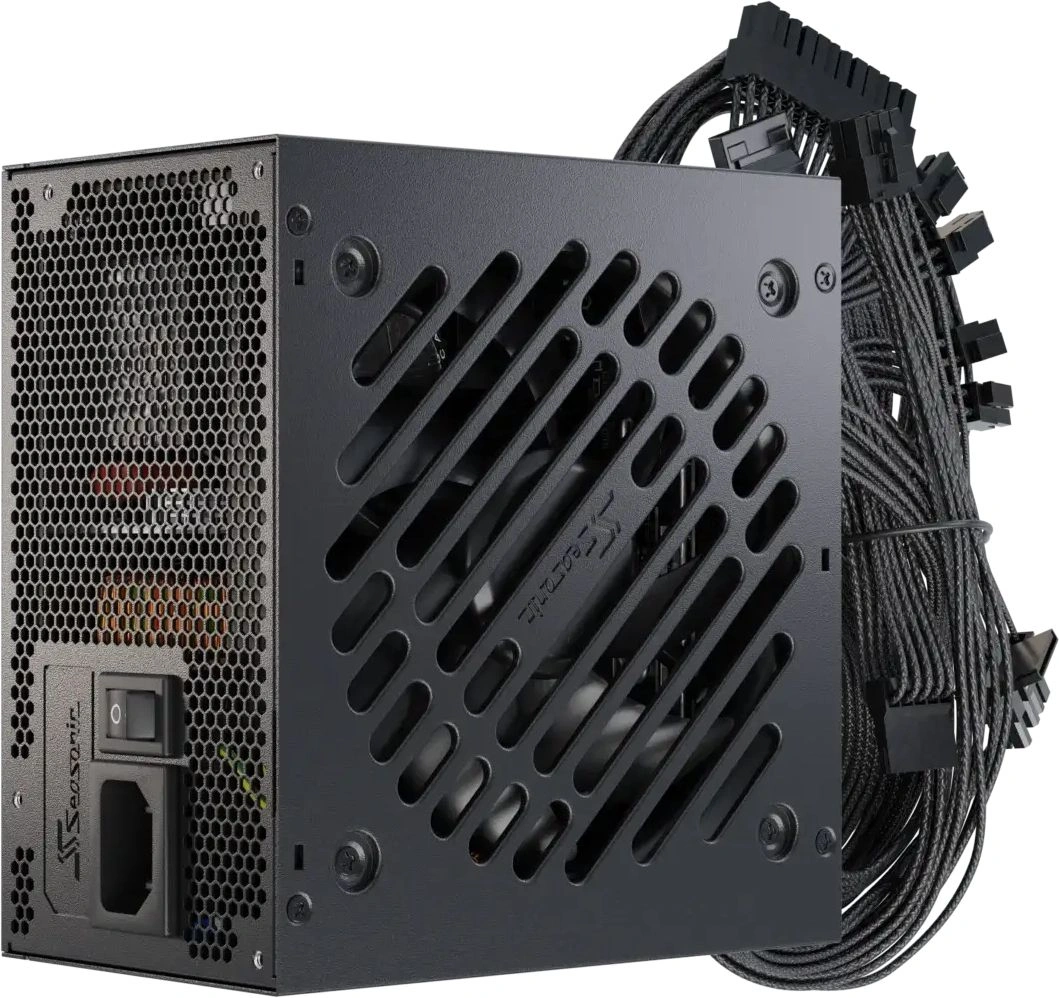 Блок питания Seasonic ATX 650W Core V2 GC-650 80+ gold (20+4pin) APFC 120mm fan 6xSATA RTL