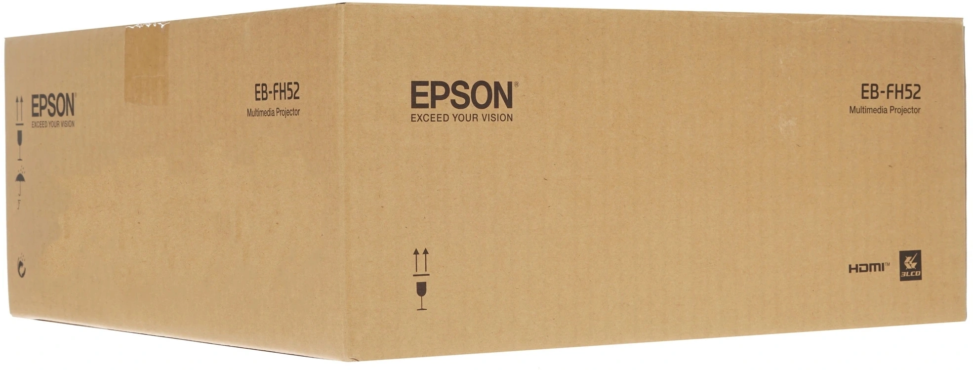 Проектор Epson EB-FH52 LCD 4000Lm LS (1920x1080) 16000:1 ресурс лампы:5500часов 1xUSB typeA 1xUSB typeB 2xHDMI 3.1кг