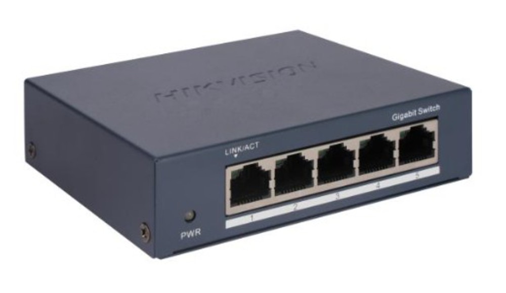 DS-3E0505-O(O-STD) - Гигабитный коммутатор, 5-портовый, Hikvision