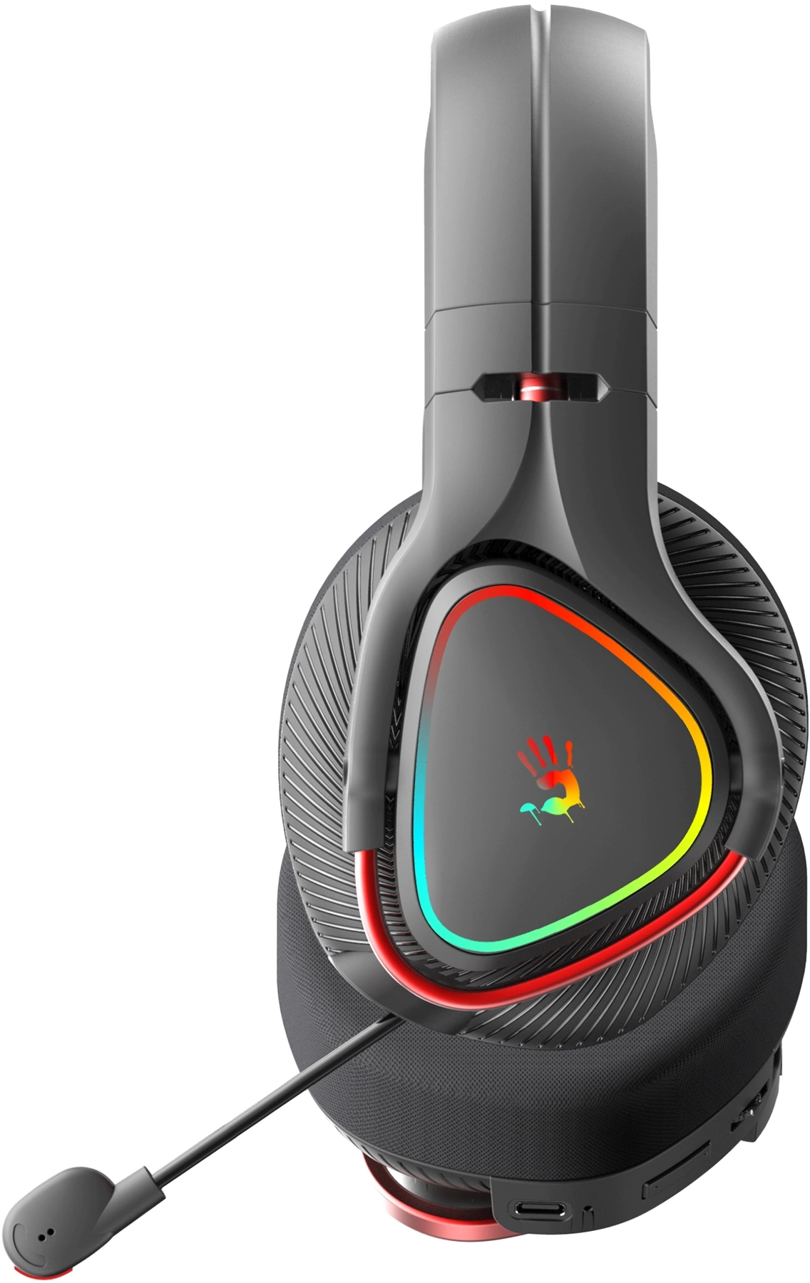 Наушники с микрофоном A4Tech Bloody MR710 черный 1.5м мониторные BT/Radio оголовье (MR710 BLACK)