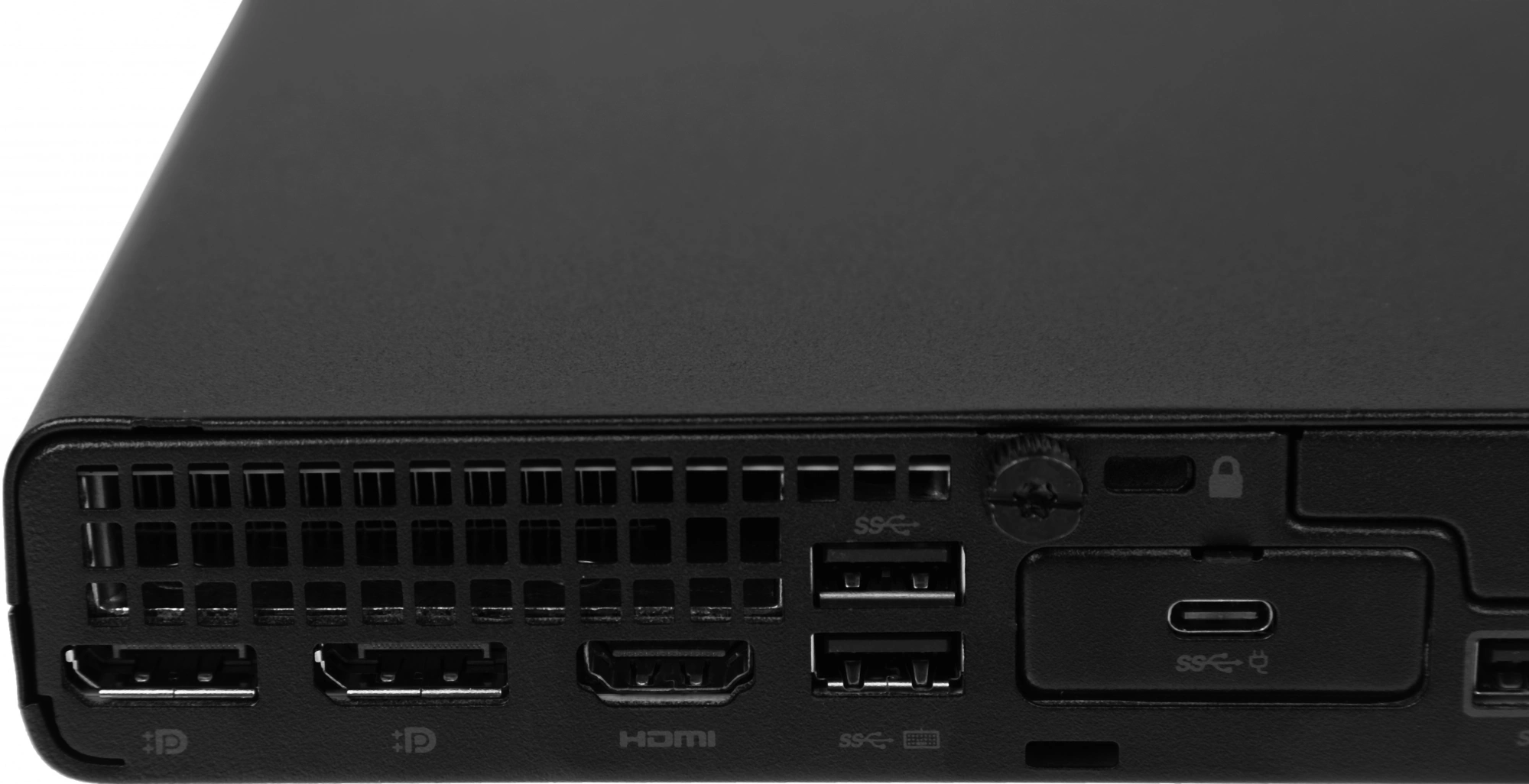 Неттоп HP ProDesk 400 G9 Mini i3 13100T (2.5) 8Gb SSD256Gb UHDG 730 FreeDOS GbitEth WiFi BT 90W kb мышь клавиатура черный (935X8EA)