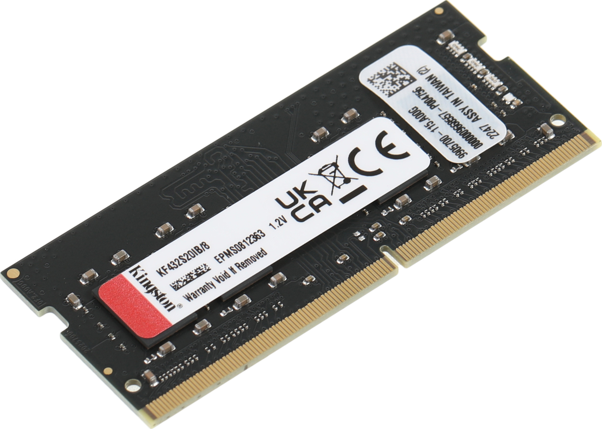 Память DDR4 8GB 3200MHz Kingston KF432S20IB/8 Fury Impact RTL PC4-25600 CL20 SO-DIMM 260-pin 1.2В single rank Ret