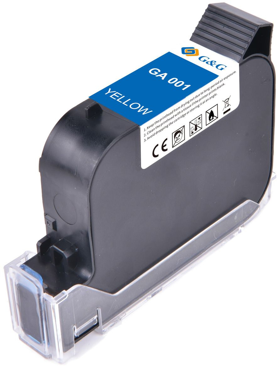 Картридж струйный G&G GA-001Y желт.пигм. (42мл) для G&G GG-HH1001 с чипом