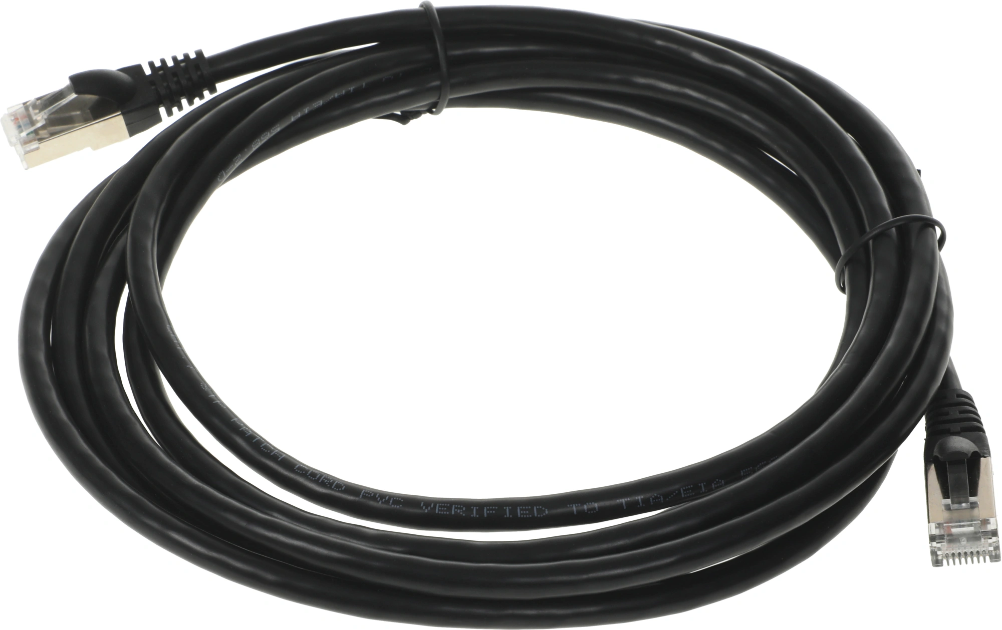 Патч-корд Buro BU-7-3M STP 4 пары cat.7 CCA molded 3м черный RJ-45 (m)-RJ-45 (m)