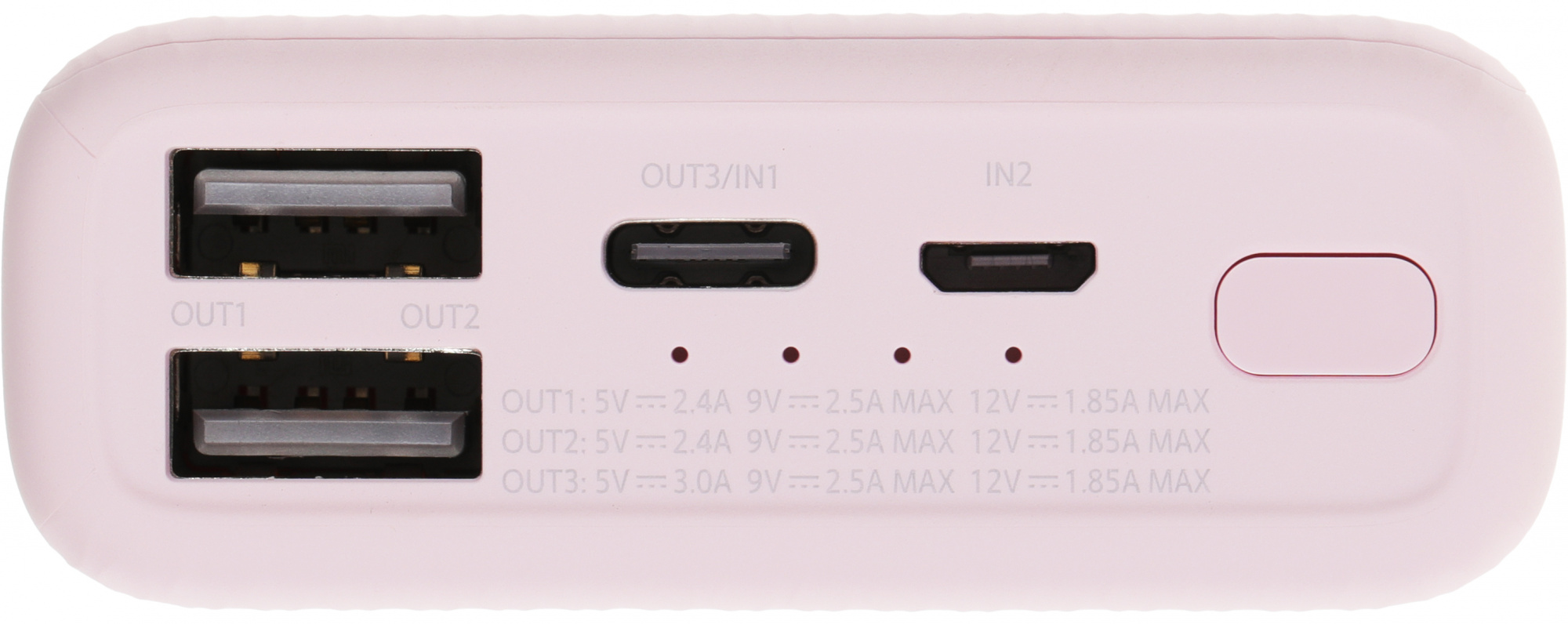 Мобильный аккумулятор ZMI QB817 10000mAh QC3.0/PD3.0 22.5W 3A 2xUSB-A/USB-C голубой/розовый (QB817 COLOR)