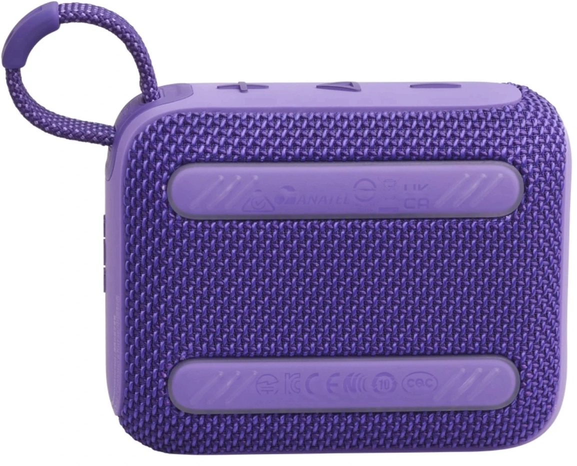 Колонка порт. JBL GO 4 фиолетовый 4.2W 1.0 BT 850mAh (JBLGO4PUR)