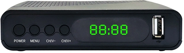 Ресивер DVB-T2 Hyundai H-DVB500 черный