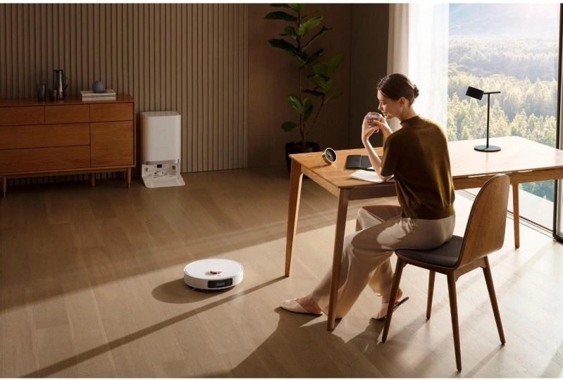 Пылесос-робот Xiaomi Robot Vacuum X20+ EU 75Вт белый