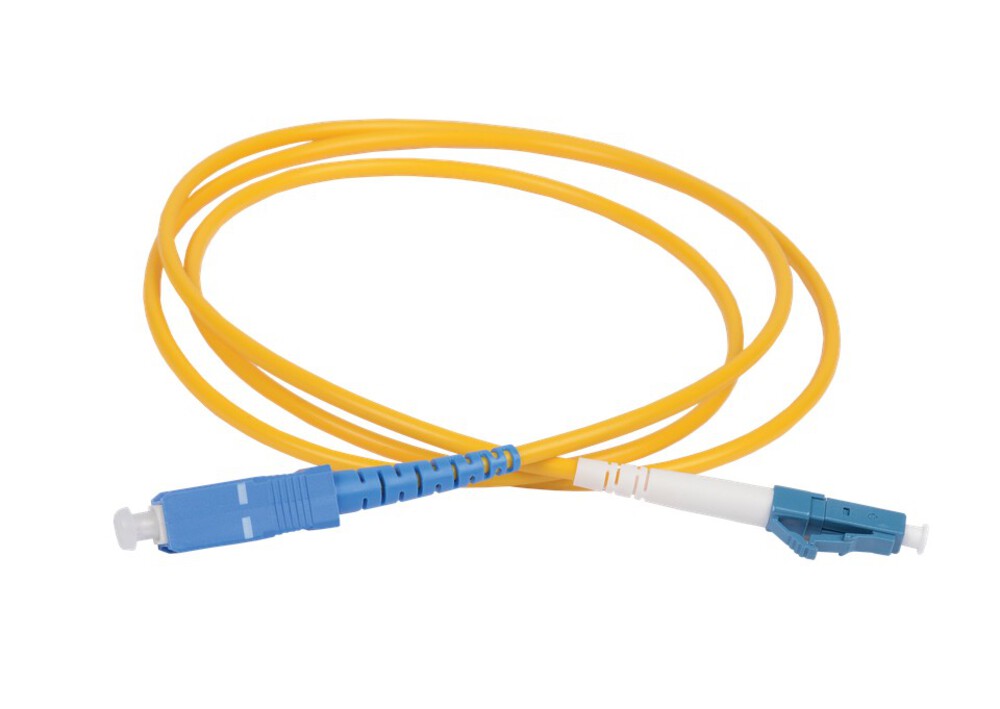 FPC09-LCU-SCU-C1L-1M - Оптический (патч-корд), SM, 9/125 (OS2), LC/UPC-SC/UPC,(simplex),1м, ITK