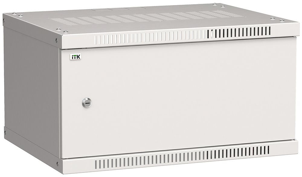 LWE3-06U64-MF - ITK Шкаф LINEA WE 6U 600x450мм дверь металл серый
