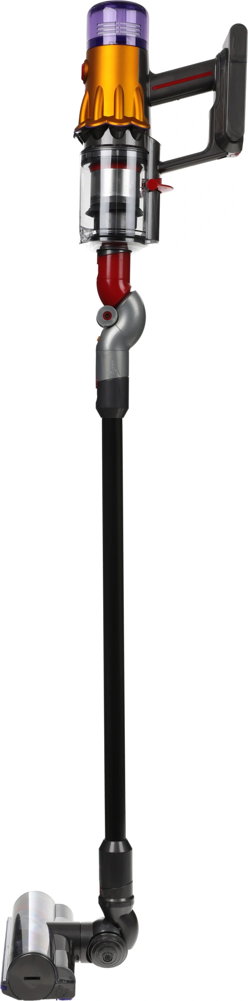 Пылесос Dyson SV46 V12 Detect Slim Absolute 545Вт серебристый/желтый