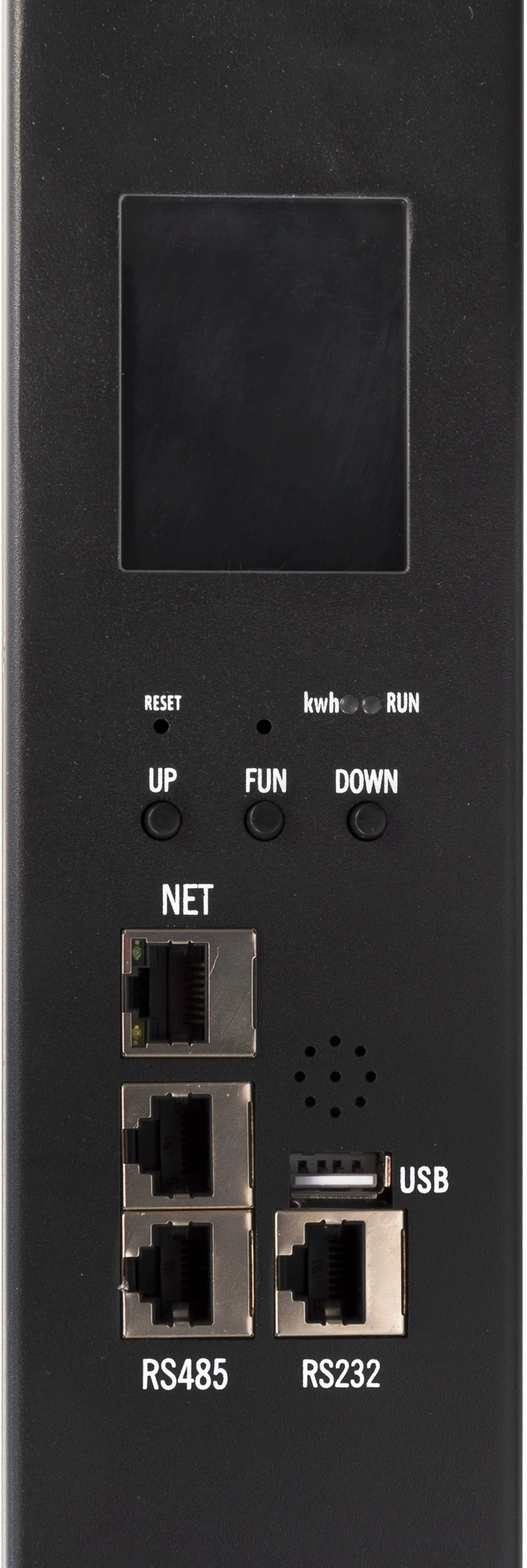 Блок распределения питания Powercom PDU-32AVMS24-18C3-6C9-3P верт.размещ. 18xC13 6xC19 с сетевым мониторингом 3x32A EN 60309 2м