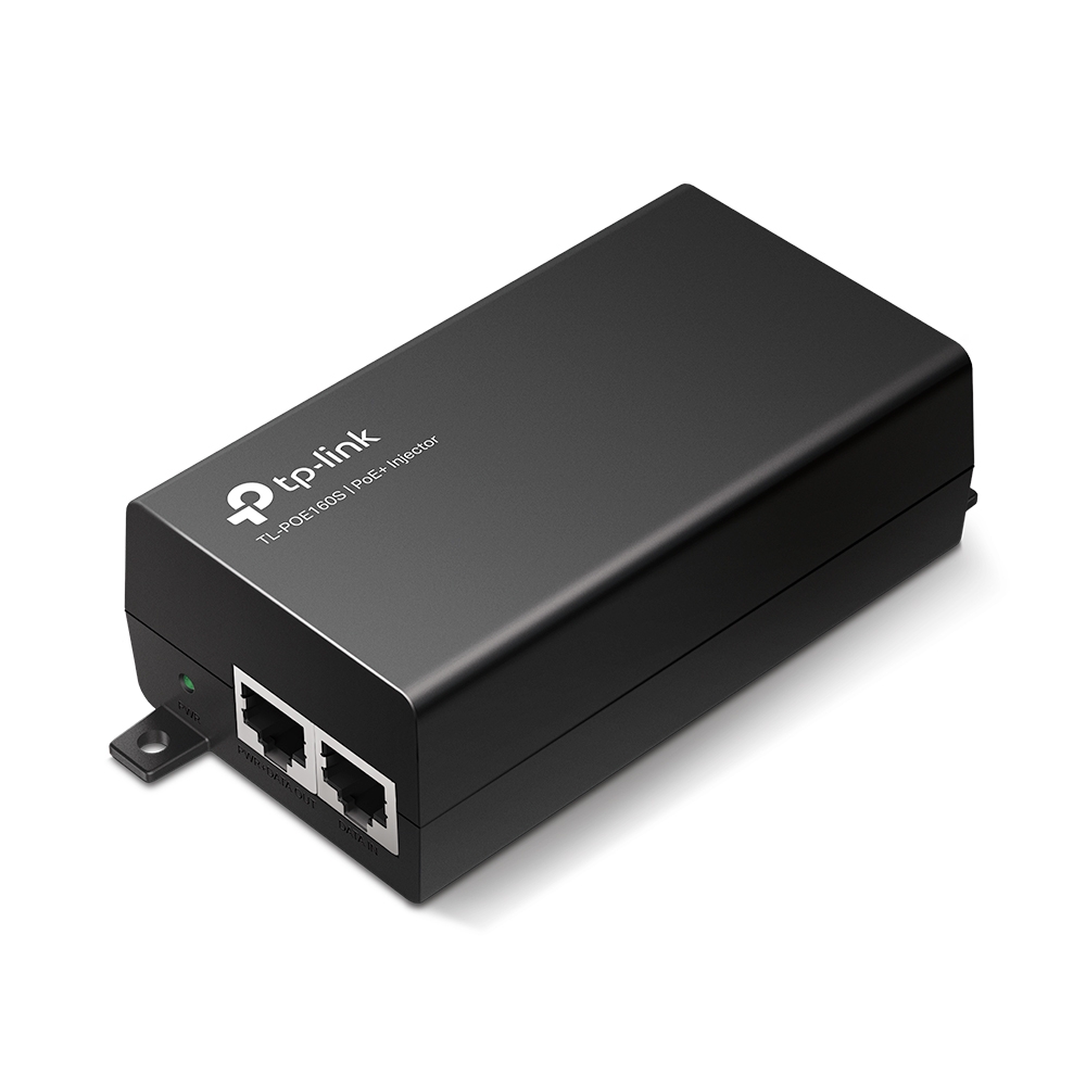 TL-POE160S - Инжектор PoE+ TP-Link (Поддержка стандартов IEEE 802.3af/at, мощность до 30 Вт)