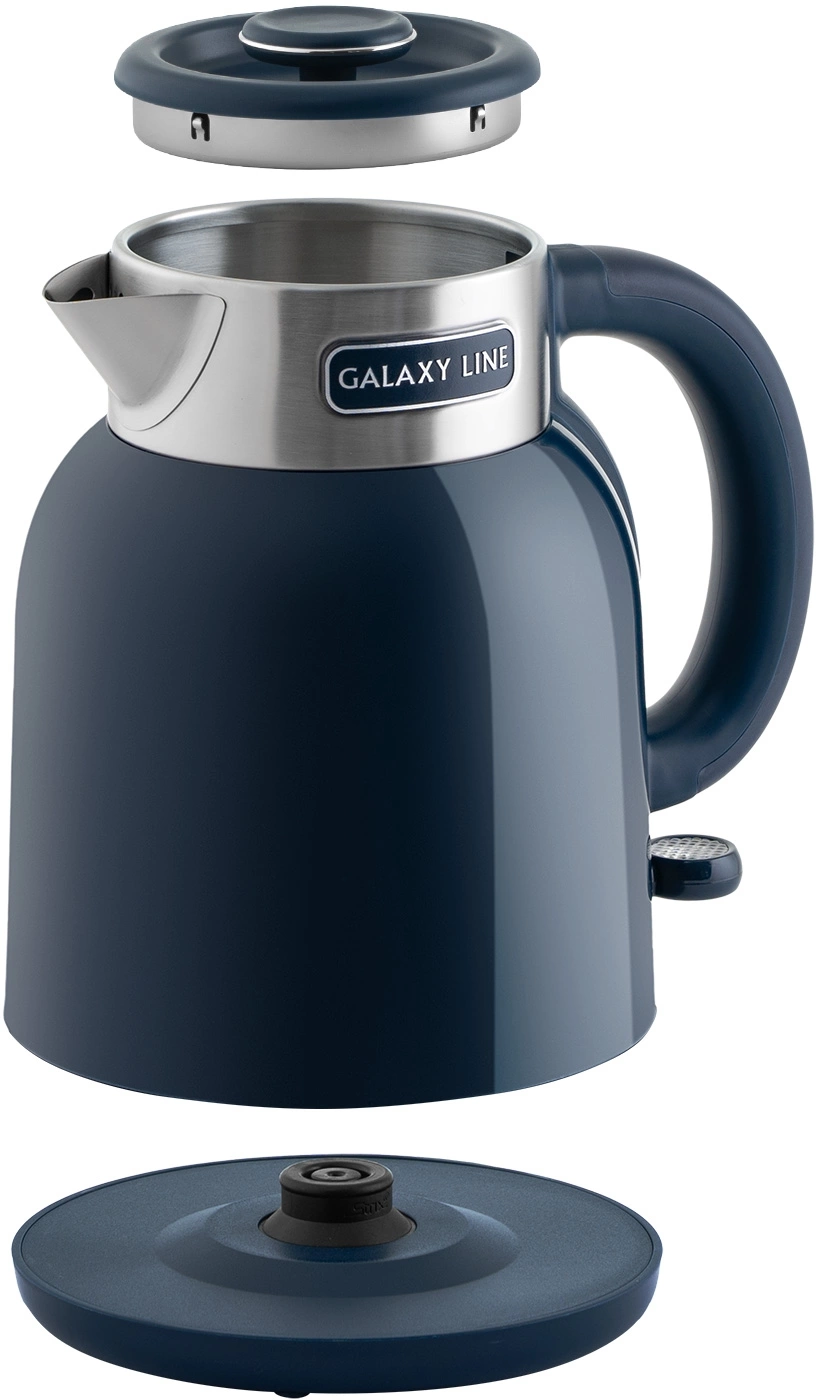 Чайник электрический Galaxy Line GL 0363 1.5л. 1800Вт синий корпус: нерж.сталь/пластик (7010103635)