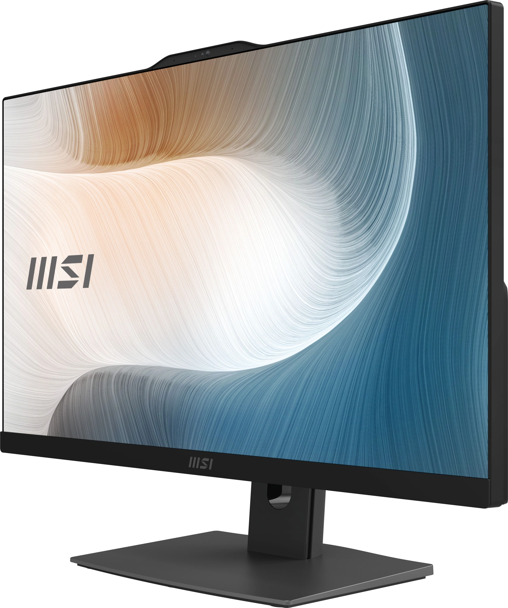 Моноблок MSI Modern AM242TP 1M-1026XRU 23.8" Full HD Touch Core 5 120U (1.4) 16Gb SSD512Gb Graphics без ОС GbitEth WiFi BT 120W клавиатура мышь Cam черный 1920x1080