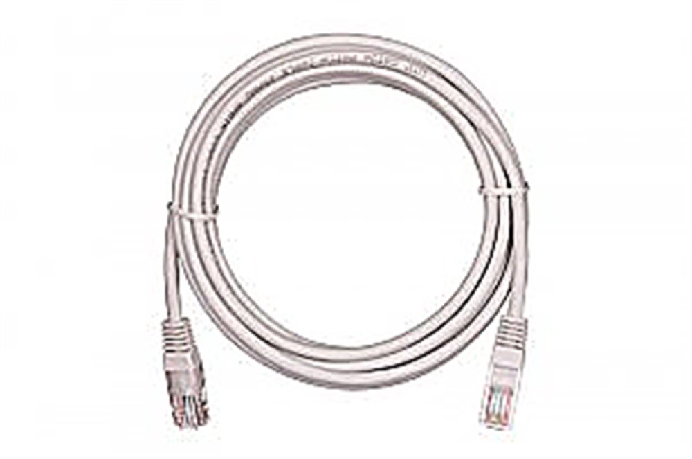 EC-PC4UD55B-BC-PVC-030-WT-10 - Коммутационный шнур NETLAN U/UTP; 5е; RJ45/8P8C; 4 пары; PVC; Многожильный; 3 м. Белый. уп.10шт