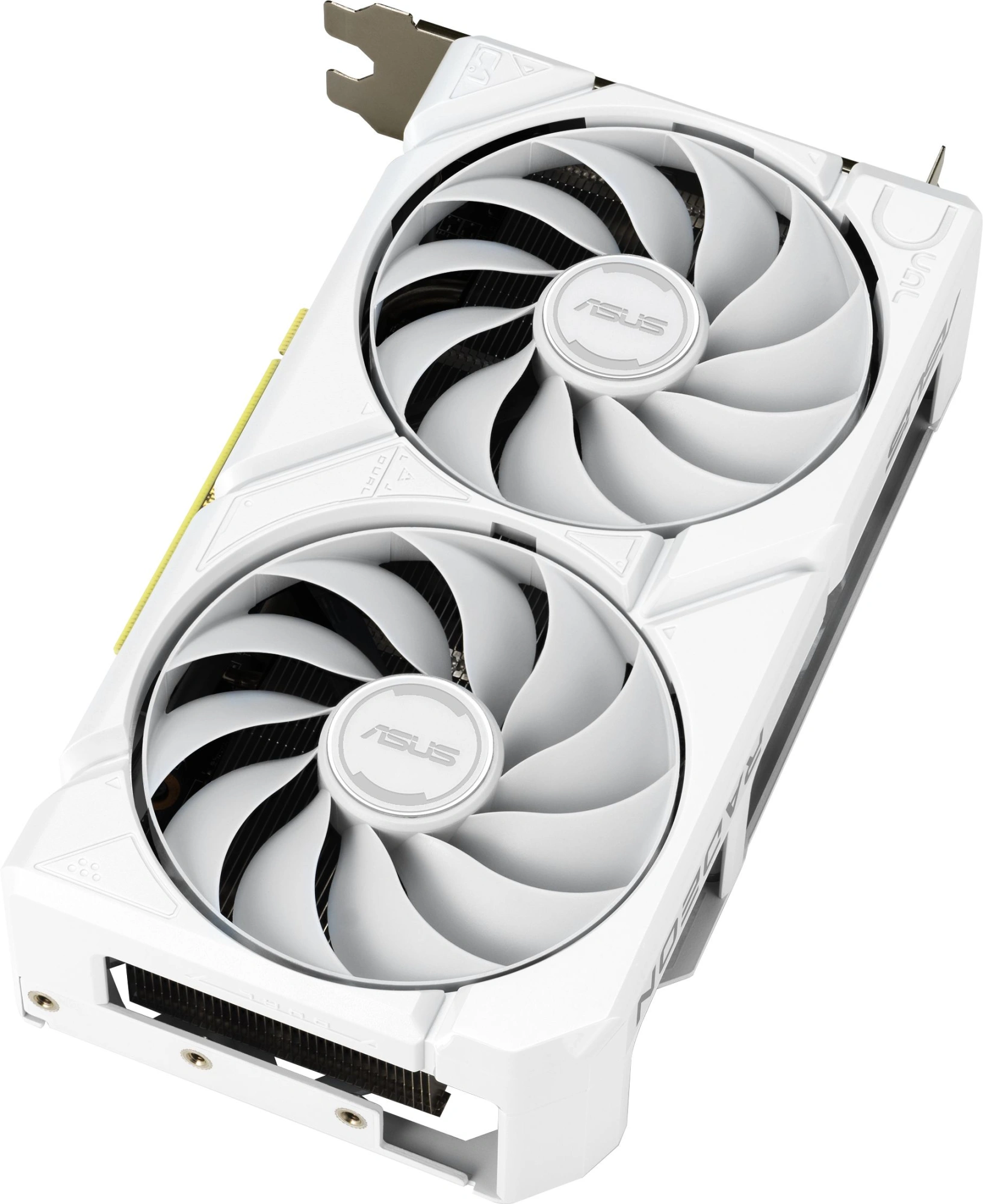 Видеокарта Asus PCI-E 5.0 DUAL-RX9060XT-16G-WHITE AMD Radeon RX 9060XT 16Gb 128bit GDDR6 2620/20000 HDMIx1 DPx2 HDCP Ret