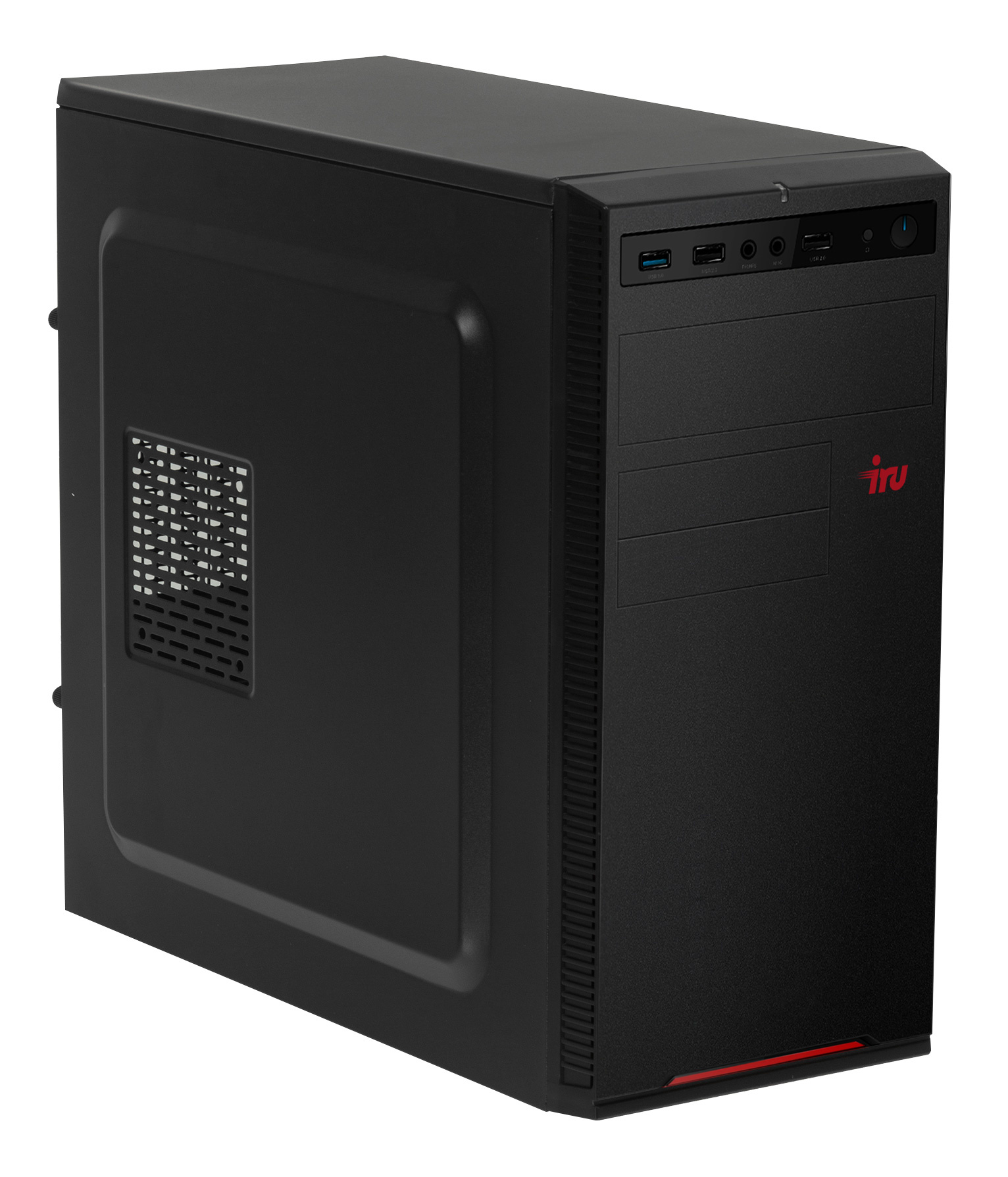 ПК IRU Home 310H5SE MT i3 10105 (3.7) 8Gb SSD240Gb UHDG 630 Windows 11 Pro 64 GbitEth 400W черный (RUS) (1927119)