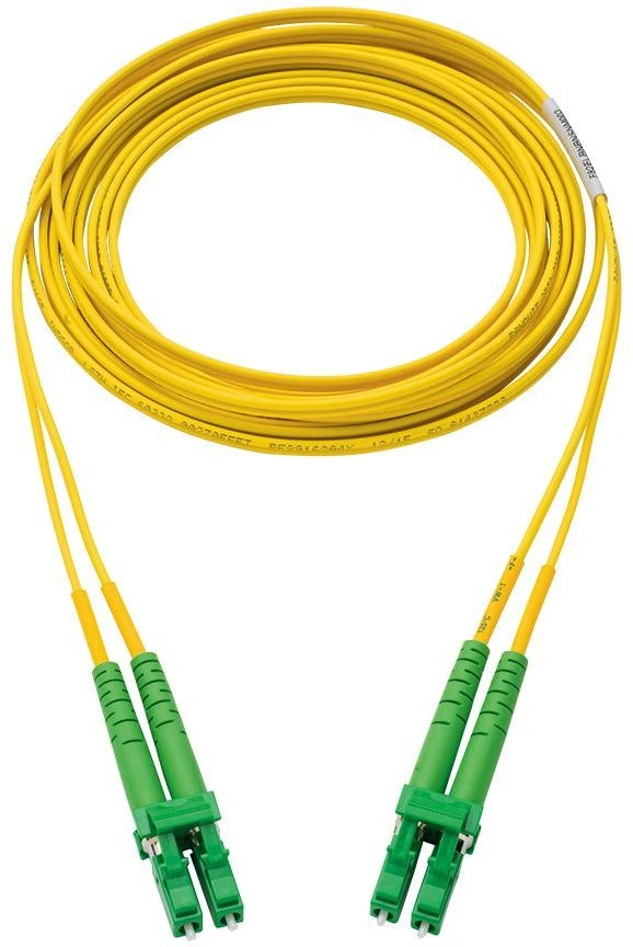 Патч-корд Panduit F923LANSNSNM006 2x9/125 OS1/OS2 SC/APC дуплекс-SC дуплекс 6м LSZH желтый
