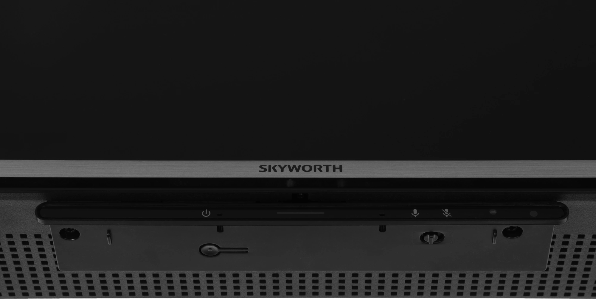 Телевизор QLED Skyworth 43" 43Q66G Google TV Frameless черный/серебристый 4K Ultra HD 60Hz DVB-T DVB-T2 DVB-C DVB-S DVB-S2 USB WiFi Smart TV